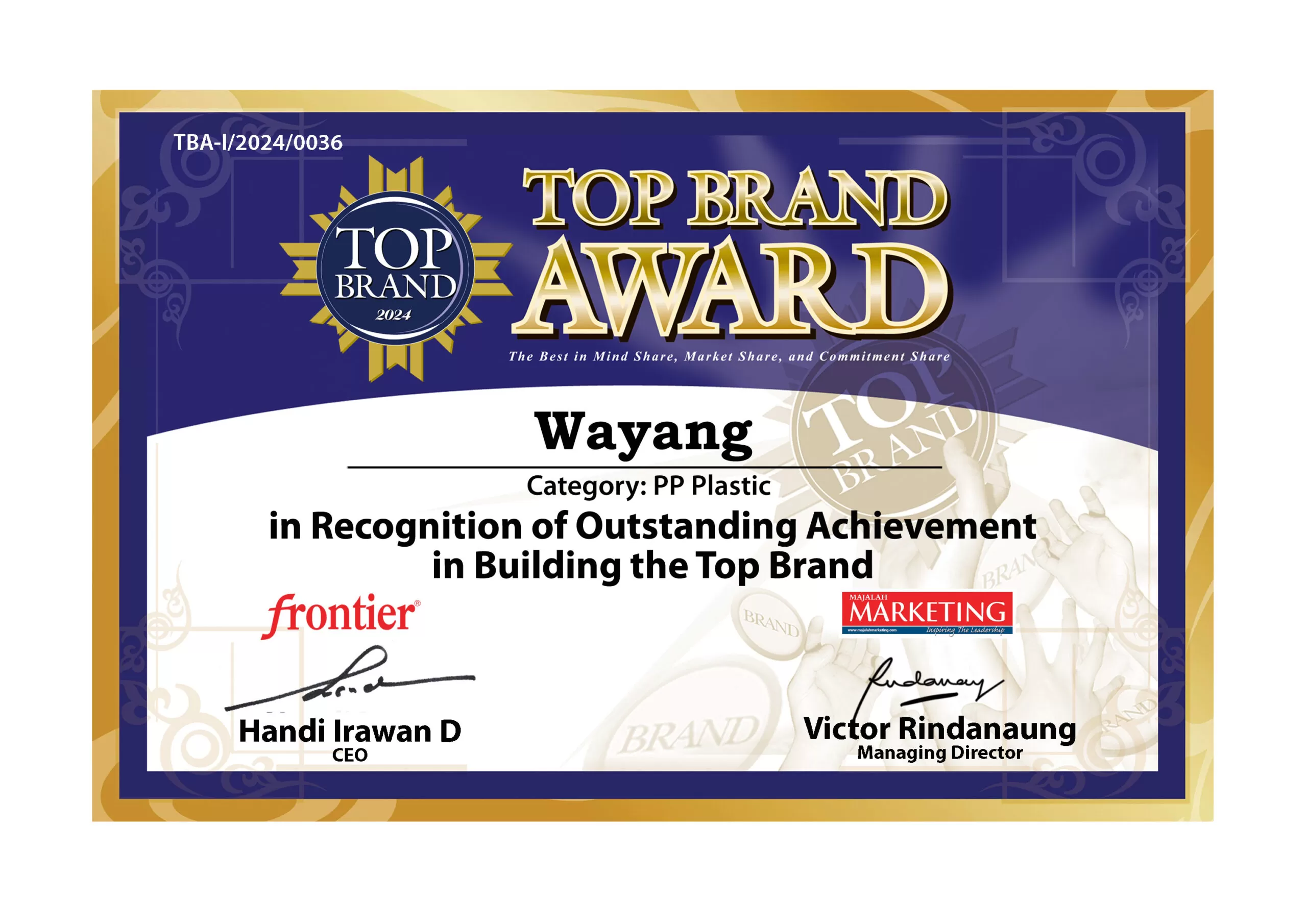 Top Brand | Serifikat TBA 2024