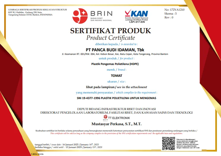 SNI | Sertifikat SNI 2025